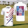 The Golfing Bunch Mens Golf Polo Shirt, Mens Golf Gift, Mens Golf Shirt