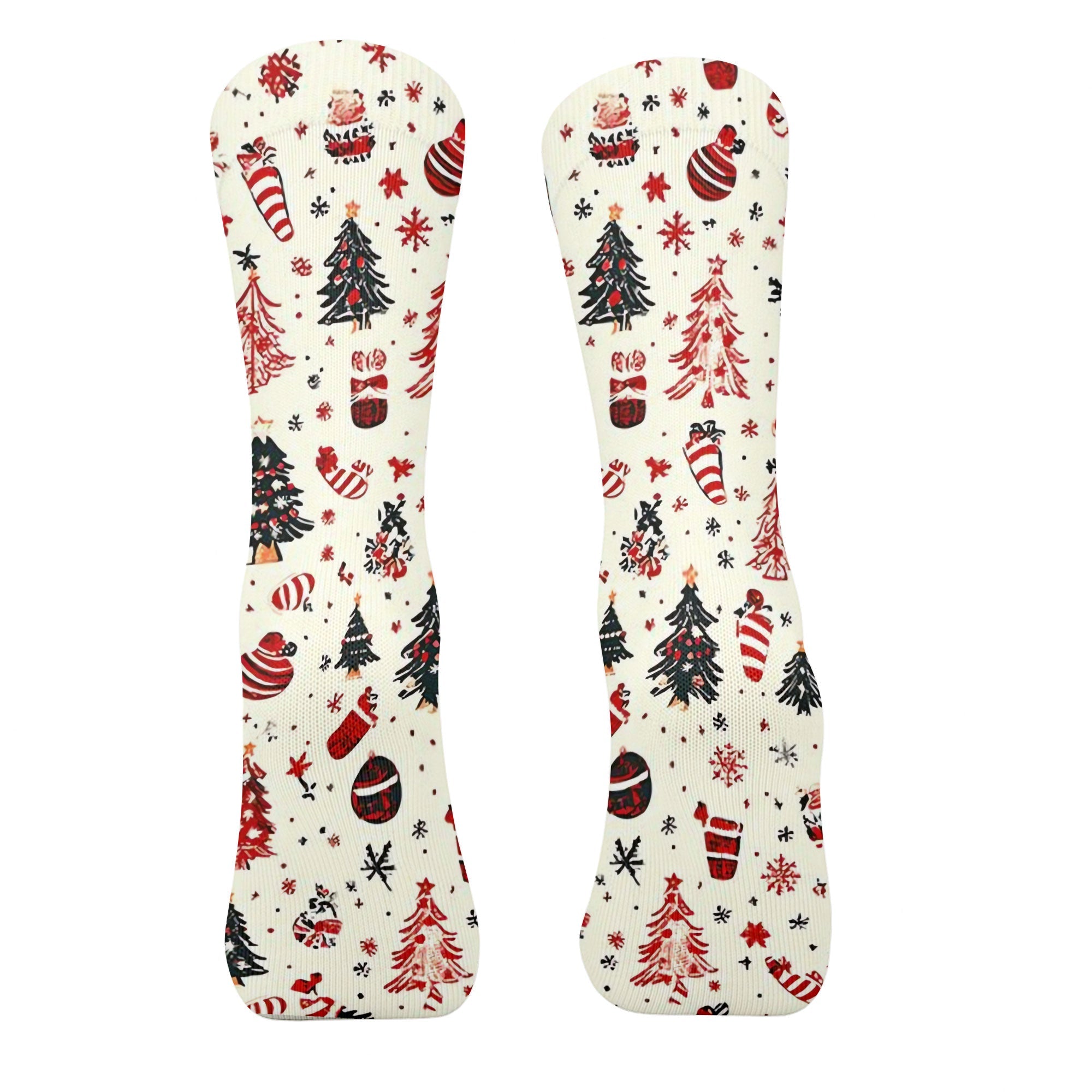 Candy Canes Christmas Golf Socks, Christmas Golf Gift, Golfing Accessories, Ladies Golf Socks, Men's Christmas Socks