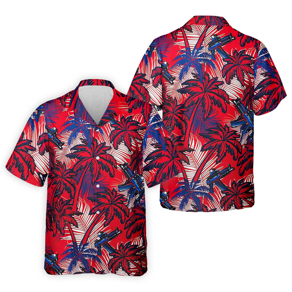 Tropical Sunset Mens Golf Polo ShirtMens Goft Shirt, Christmas Golf Gift
