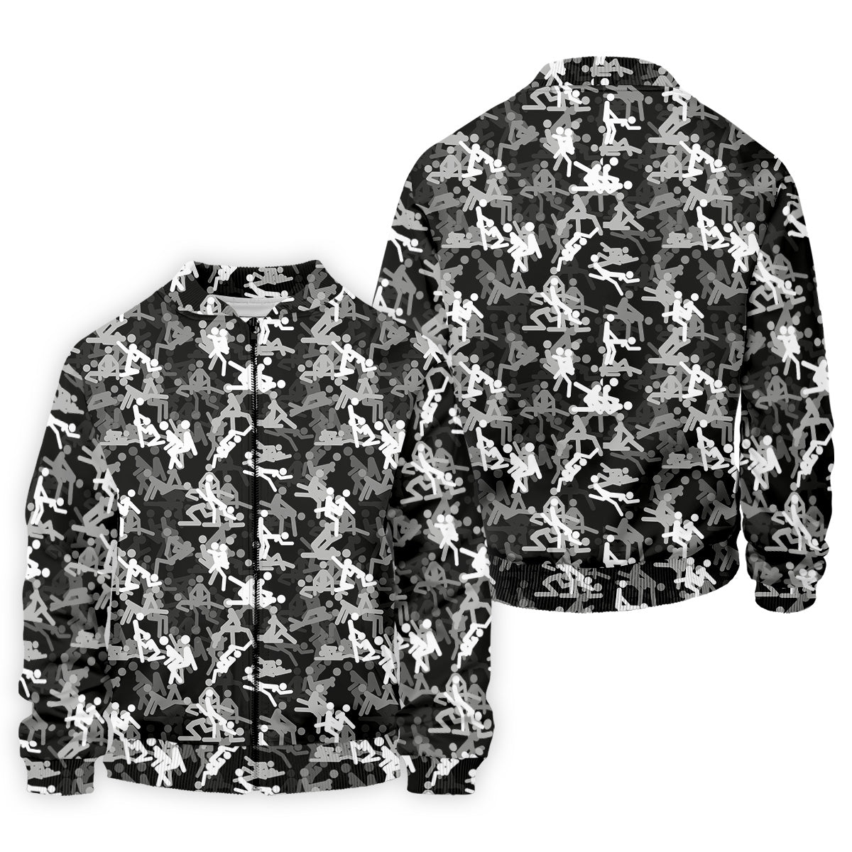 Black And White Funny Couple Mens Golf Polo Shirts, Cool Golf Gift, Golfing Apparel