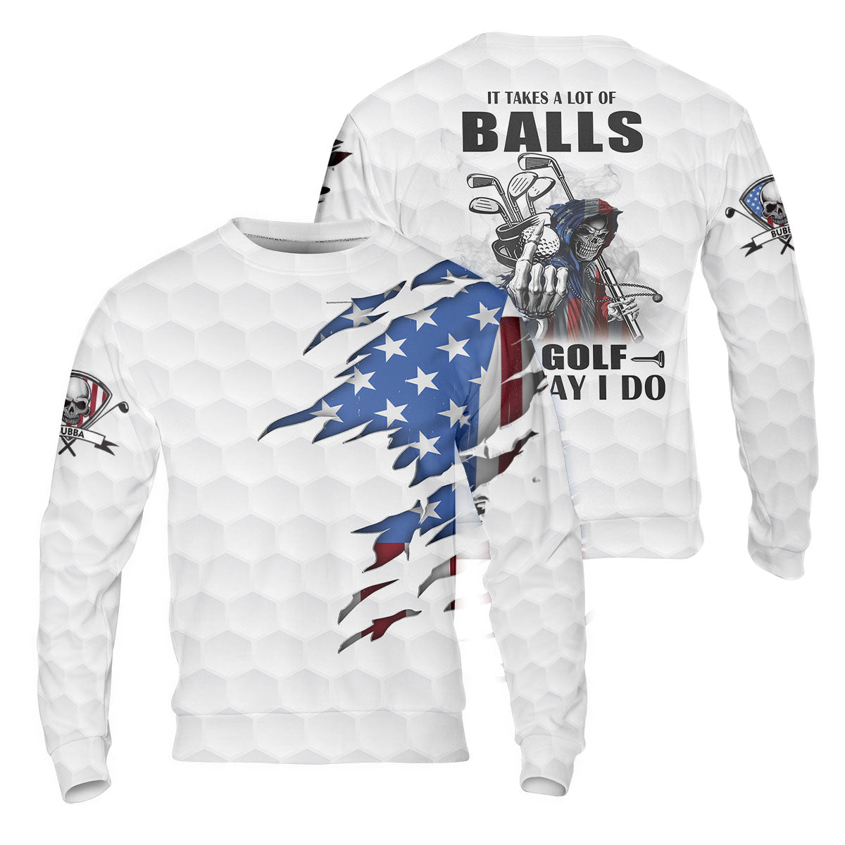America Skeleton Golf Polo ShirtGolfing Apparel, America 250 Anniversary Golf Clothing, Mens Golf Gift