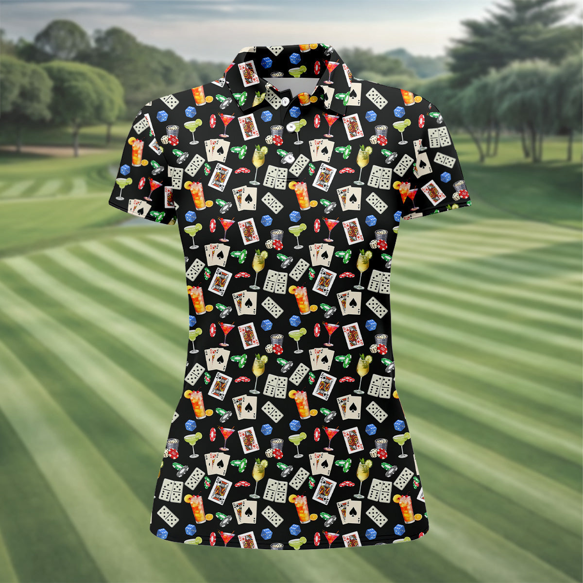 Slot Machine Lucky Shirt, Ladies Sleeveless Tops, Ladies Golf Shirts, Golfing Apparel