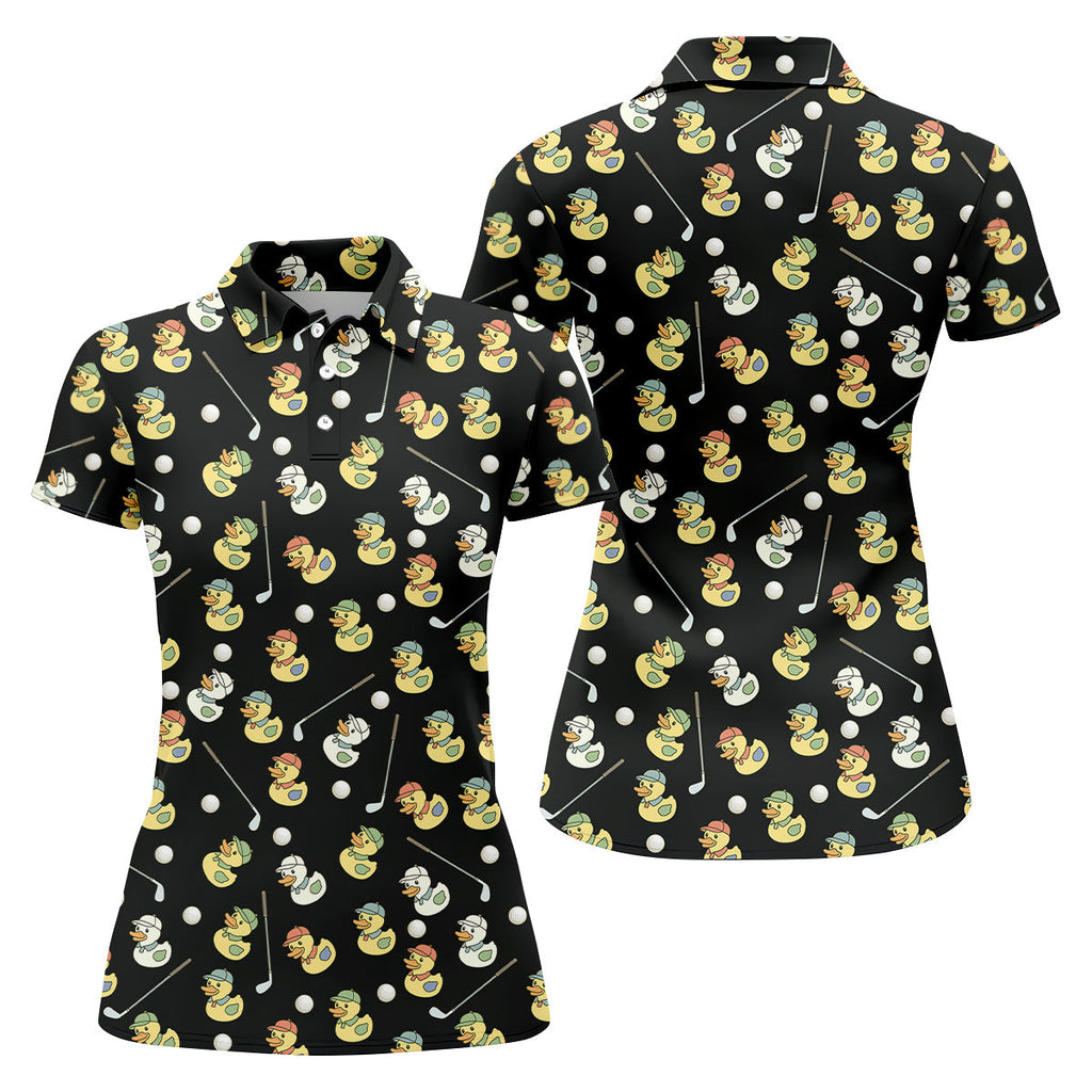 Rubber Duck Golf Polo Shirt, Ladies Sleeveless Polo, Ladies Golf Shirts, Golfing Apparel
