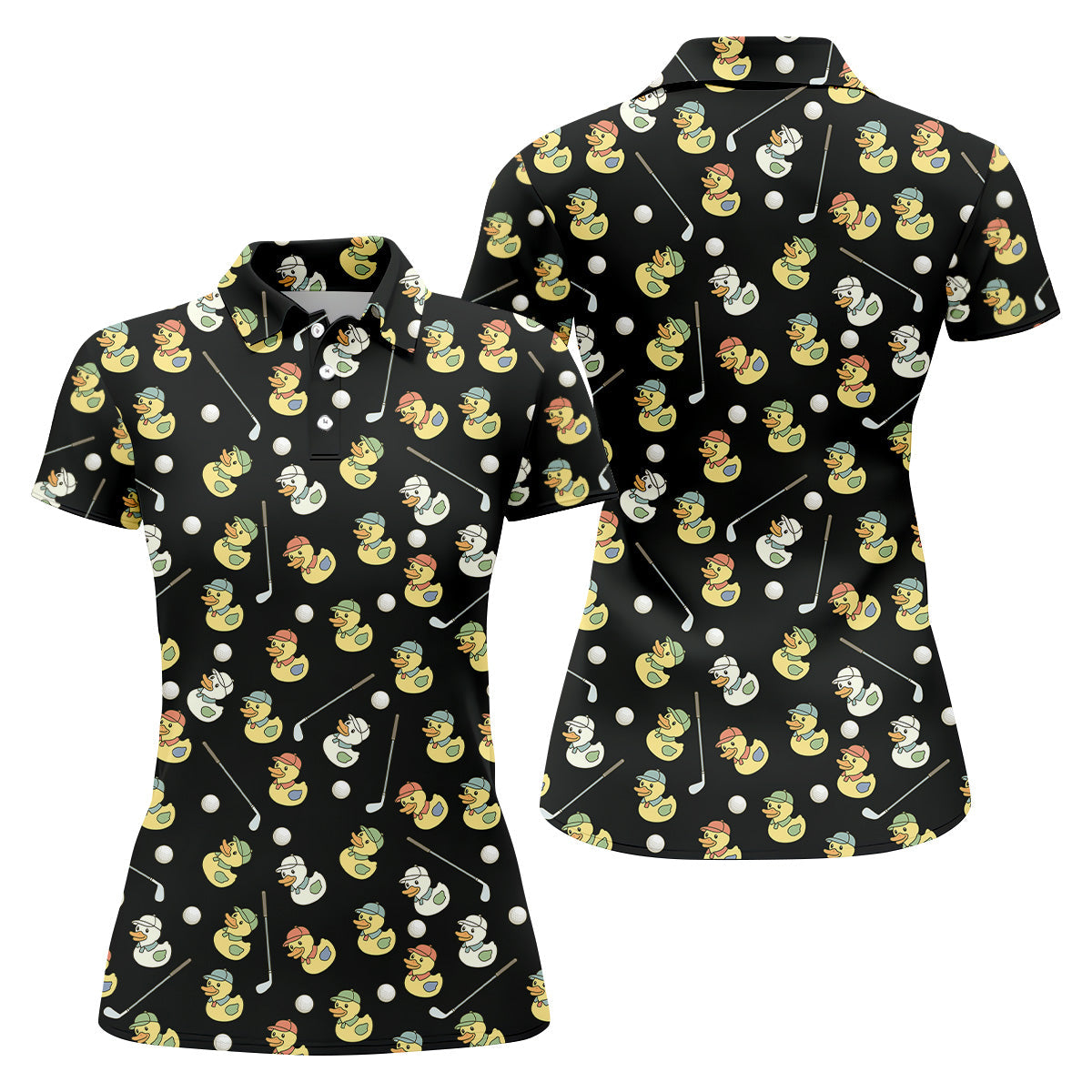 Rubber Duck Golf Polo Shirt, Ladies Sleeveless Polo, Ladies Golf Shirts, Golfing Apparel