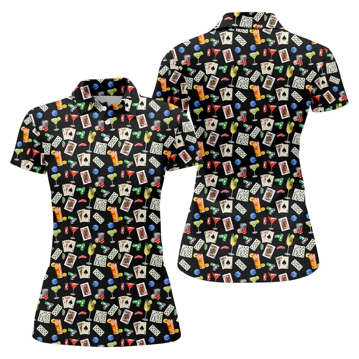 Slot Machine Lucky Shirt, Ladies Sleeveless Tops, Ladies Golf Shirts, Golfing Apparel