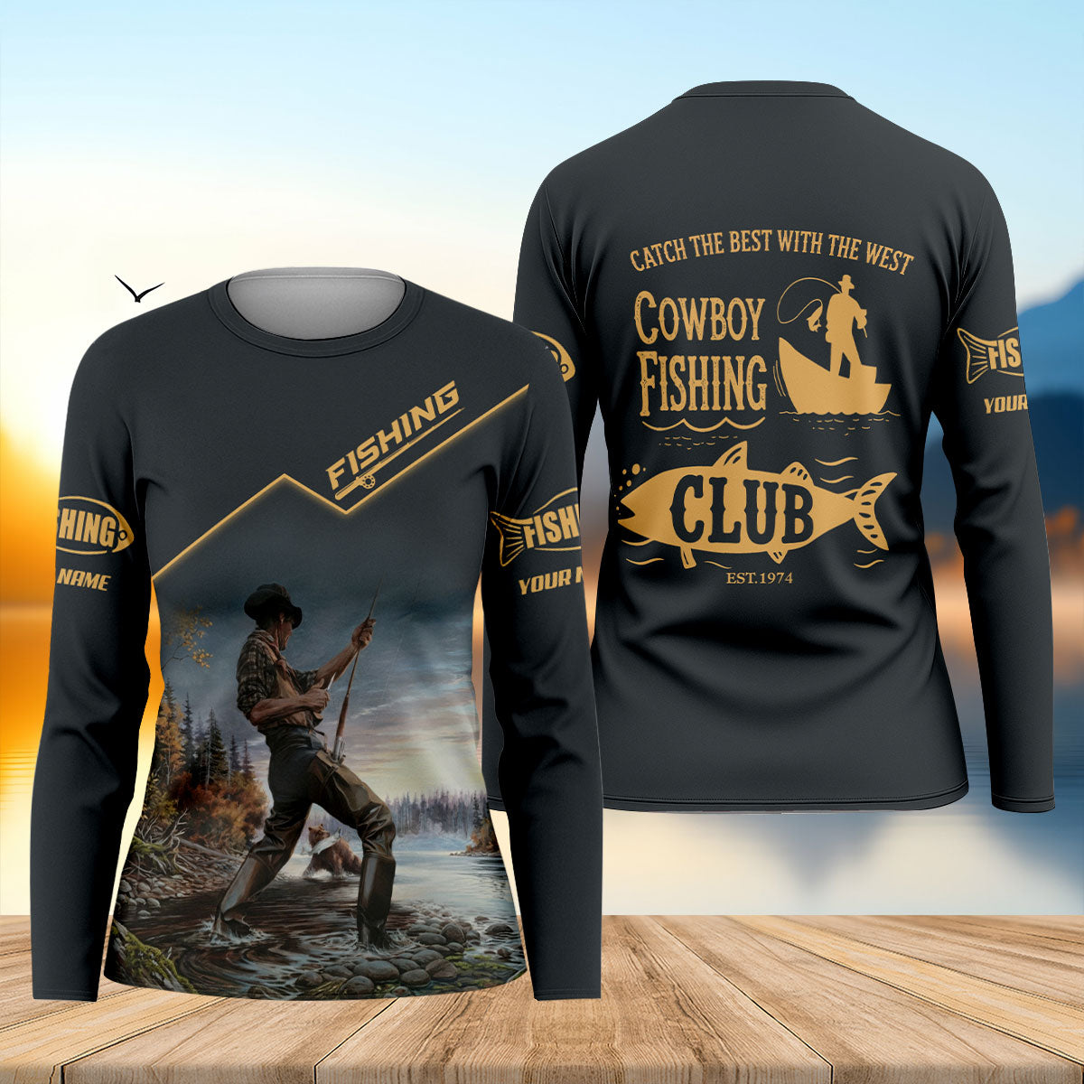 Cowboy Fishing Club UPF Shirt, Performance Fishing Shirt, Fishing Shirts For Women
