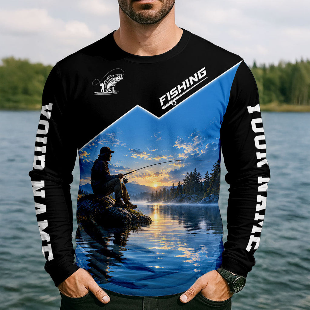 Fishing Is My Retirement Plan Bass Fishing UPF Shirt, Mens Fishing Shirt, Fishing Apparel