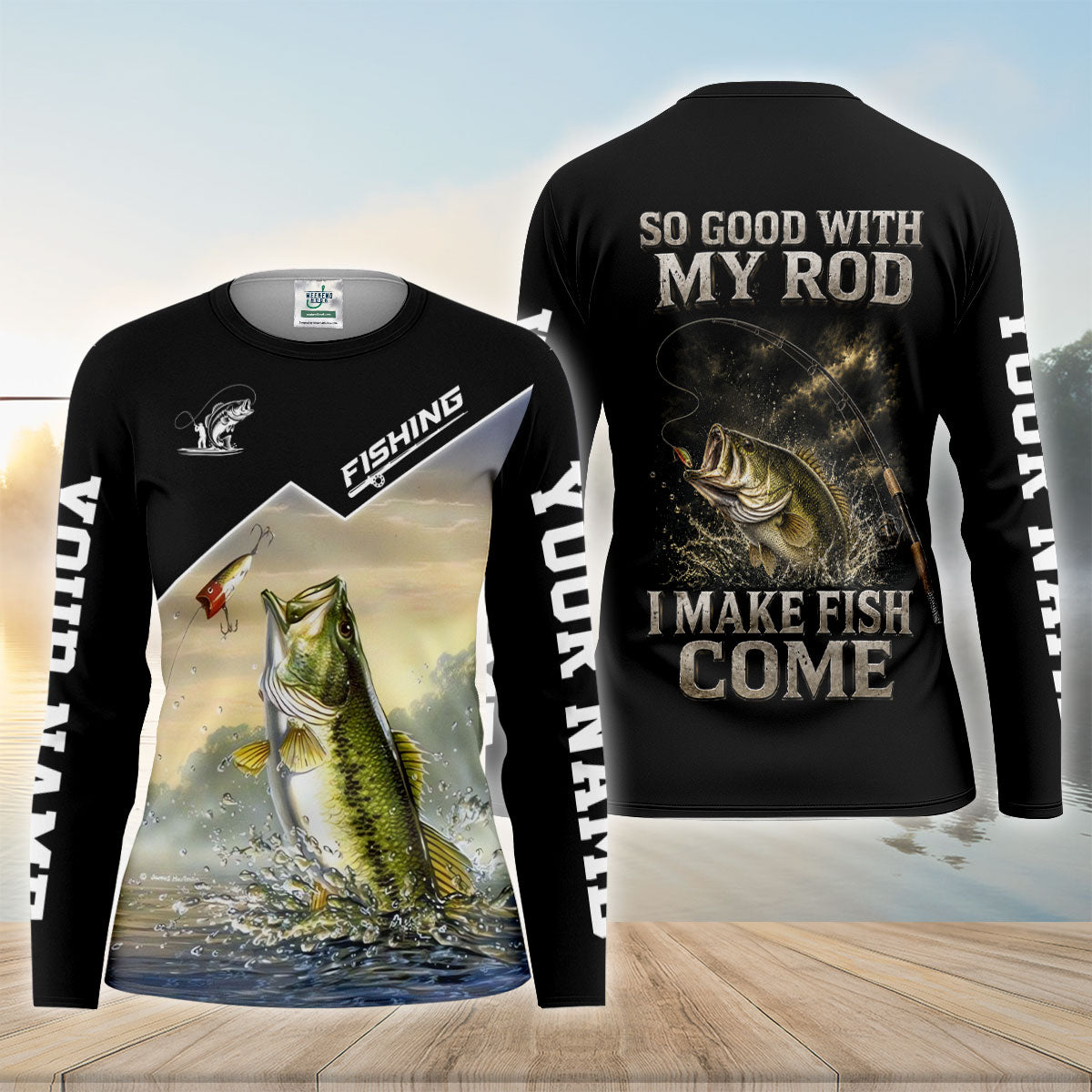 So Good With My Rod I Make Fish Come UPF Shirt, Performance Fishing Shirt, Womens Fishing Shirts