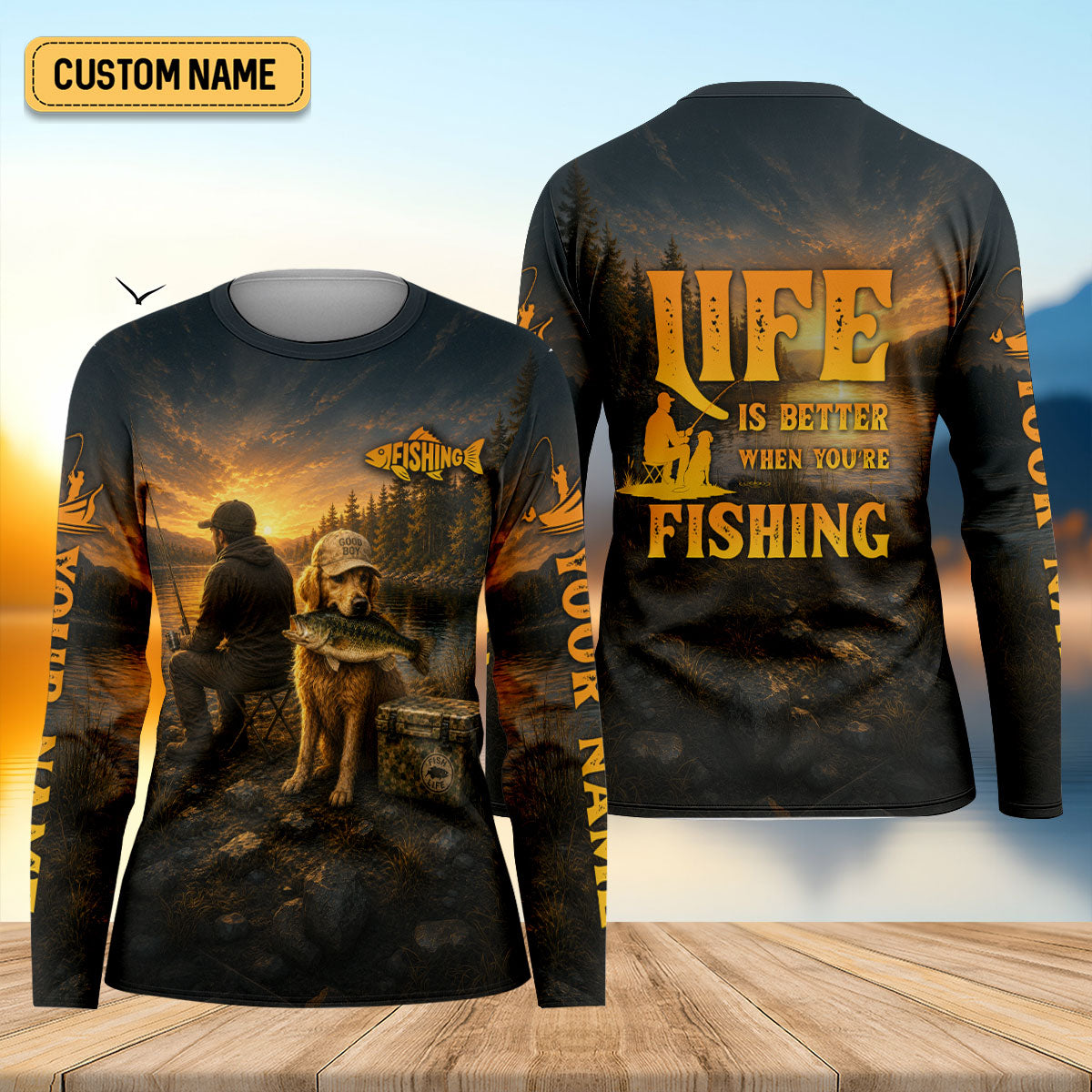 Life Is Better When You're Fishing UPF Shirt, Fishing Shirts For Women, Fishing Apparel