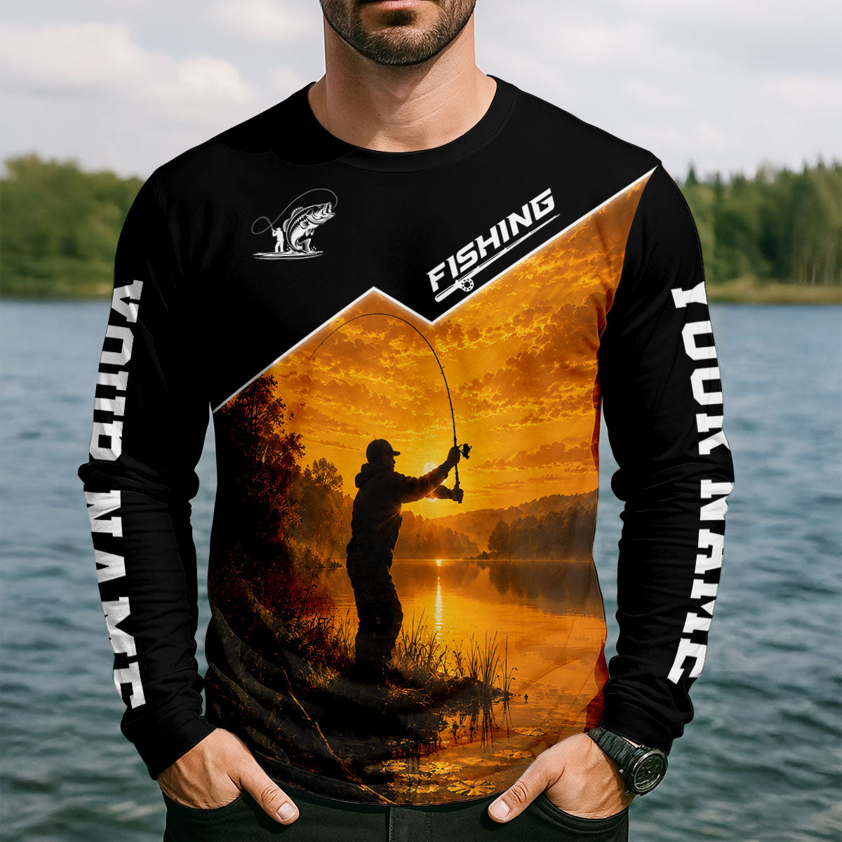 I Cant Work Today My Arm Is In A Cast UPF Shirt, Fishing Shirt For Men, Bass Fishing Shirt