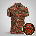 Orange Elf Dark Brown And Orange Sport Polo, American Football League Gift Ideas For Football Fans