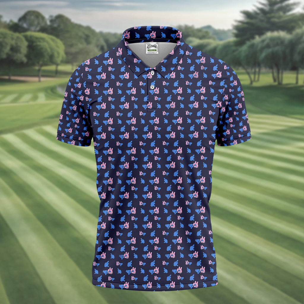 Funny Hands Golf Polo ShirtMen, Fun Golf Shirt For Men, Christmas Golf Gift, Dad Golf Gift