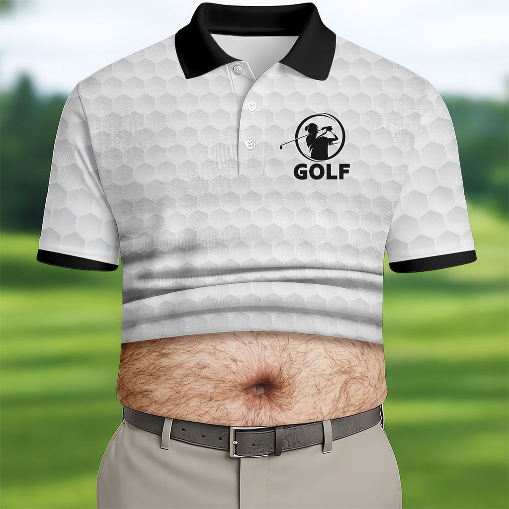 It's Not A Dad Bod It's A Father Figure Men's Funny Golf Shirts, Father's Day Golf Gift