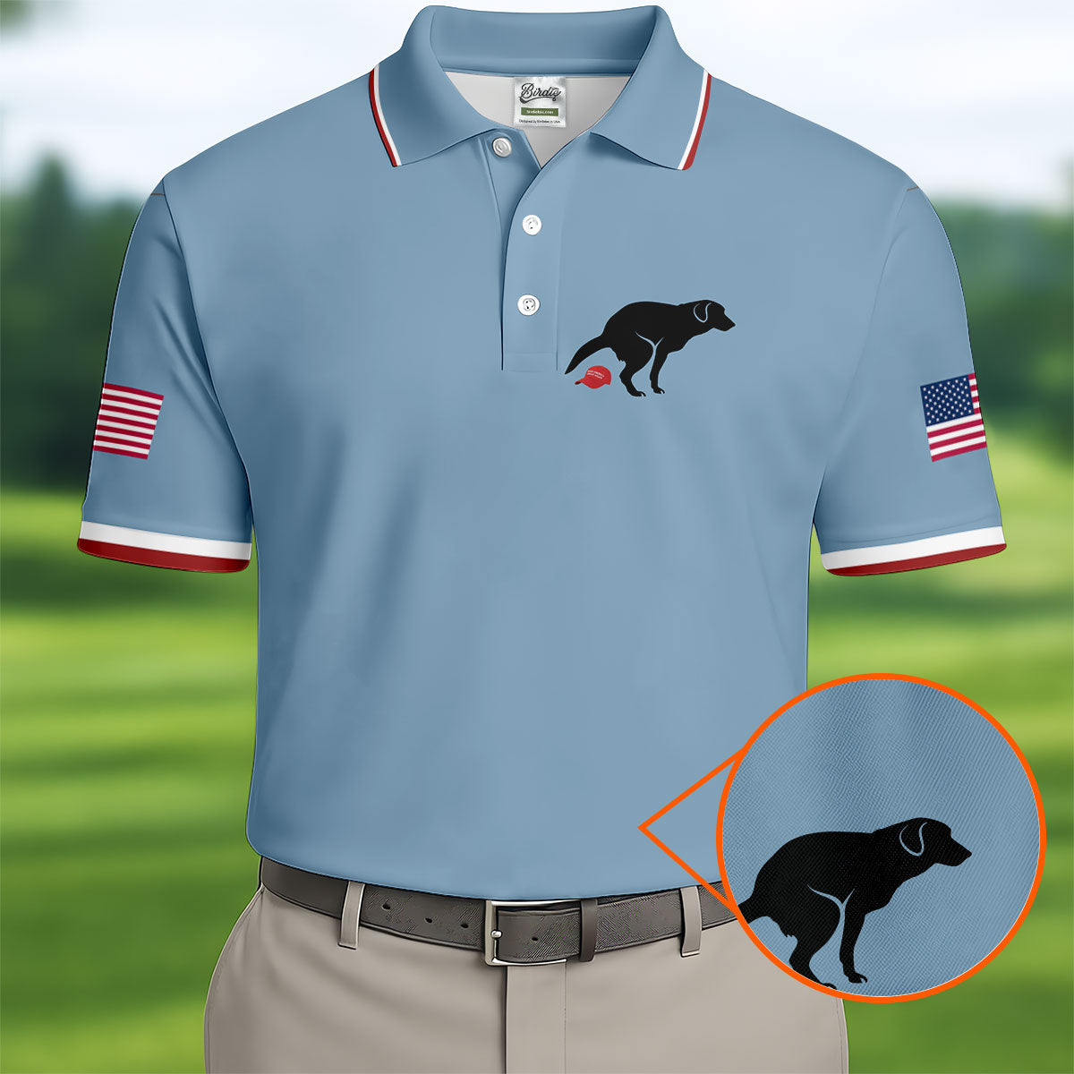 Funny Sarcastic Dog 250 Years Patriotic Golf Shirt, Golf Shirts For Men, 4th Of July Golf Shirt