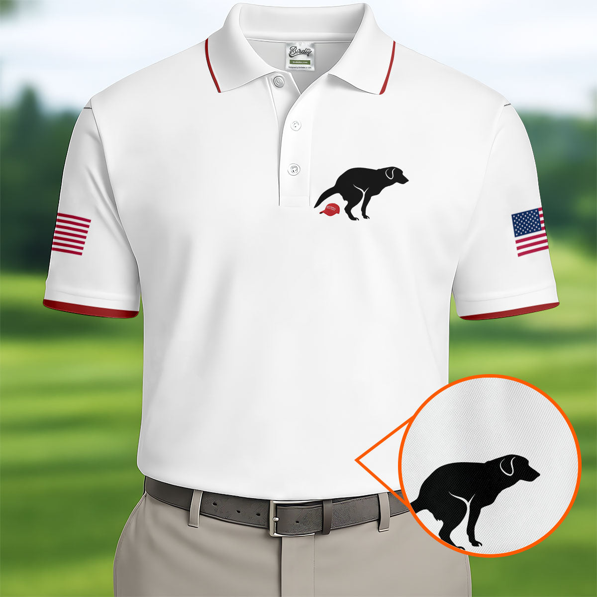 Funny Sarcastic Dog 250 Years Patriotic Golf Shirt, Golf Shirts For Men, 4th Of July Golf Shirt