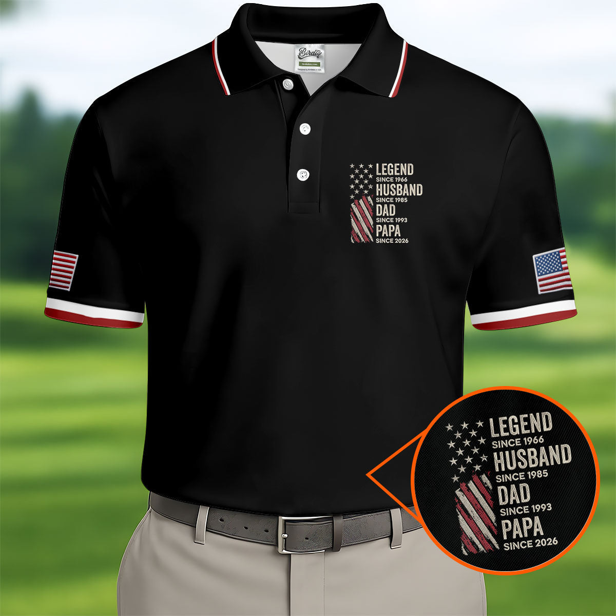 Legend Husband Dad Papa Father's Day Golf Shirt, Golf Gift For Dad, Gift Ideas For Grandpa