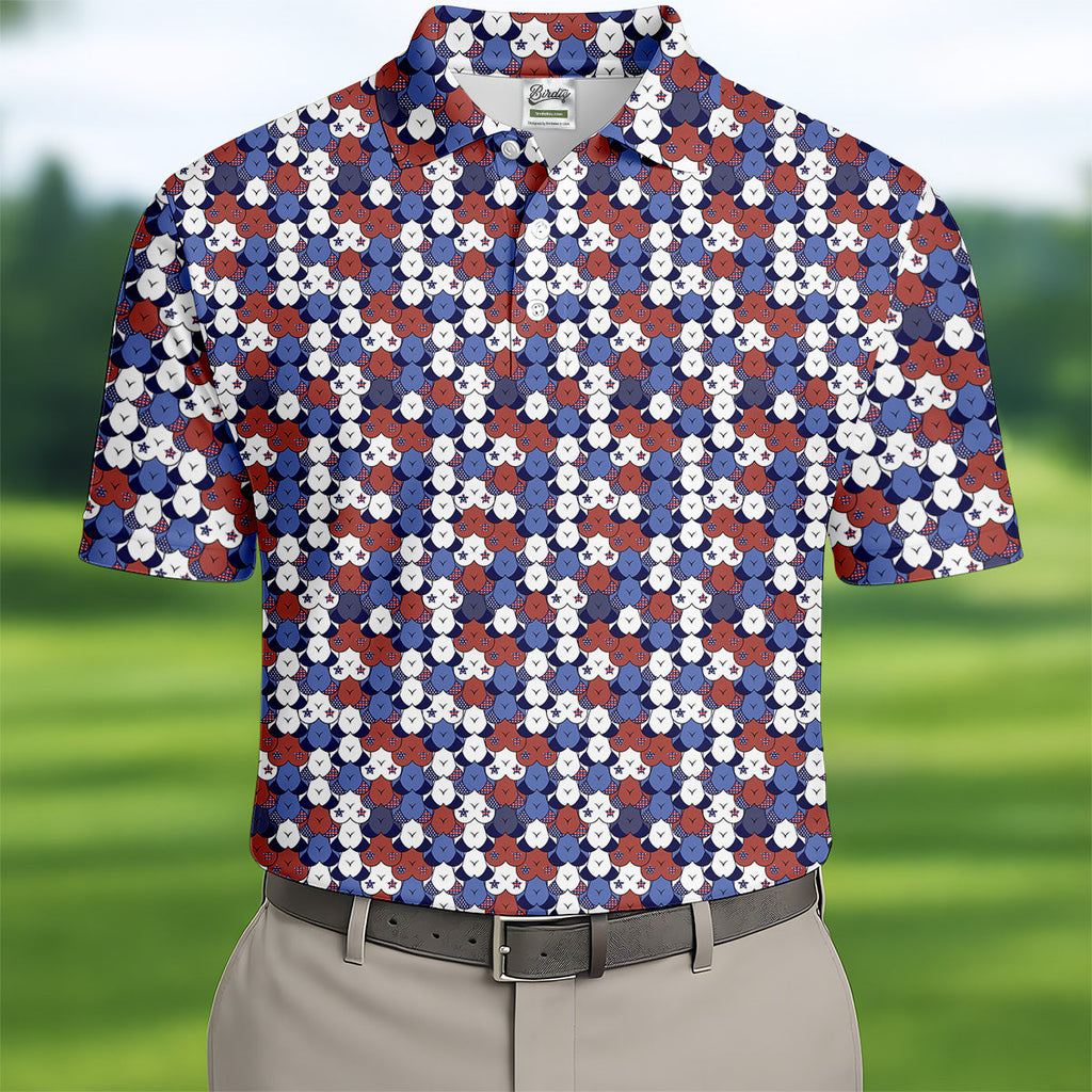 Funny Golf Polo Shirts, Funny American Golf Shirt, Matching Golf Shirt, Couple Golf Shirt