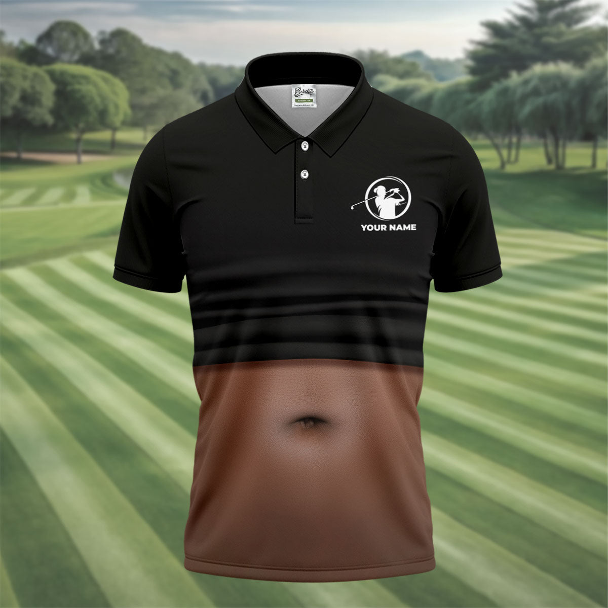 Men's Funny Golf Polo Shirt Custom Golf Shirt, Cool Golf Gift, Fun Golf Shirts For Men