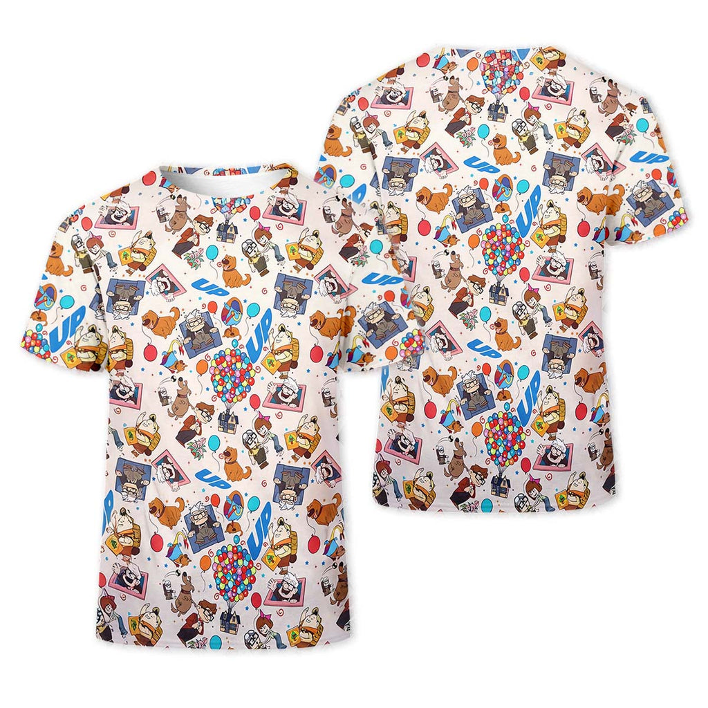Up Movie Men's Golf Polo ShirtGolfing Apparel, Mens Golf Gift