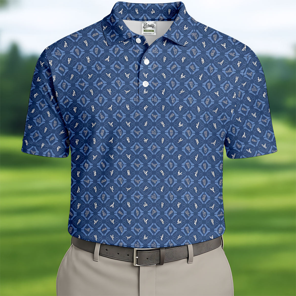 Dirty Funny Adult Humor Men's Funny Golf Shirts, Unique Gift For Golfer, Polo Shirts For Men