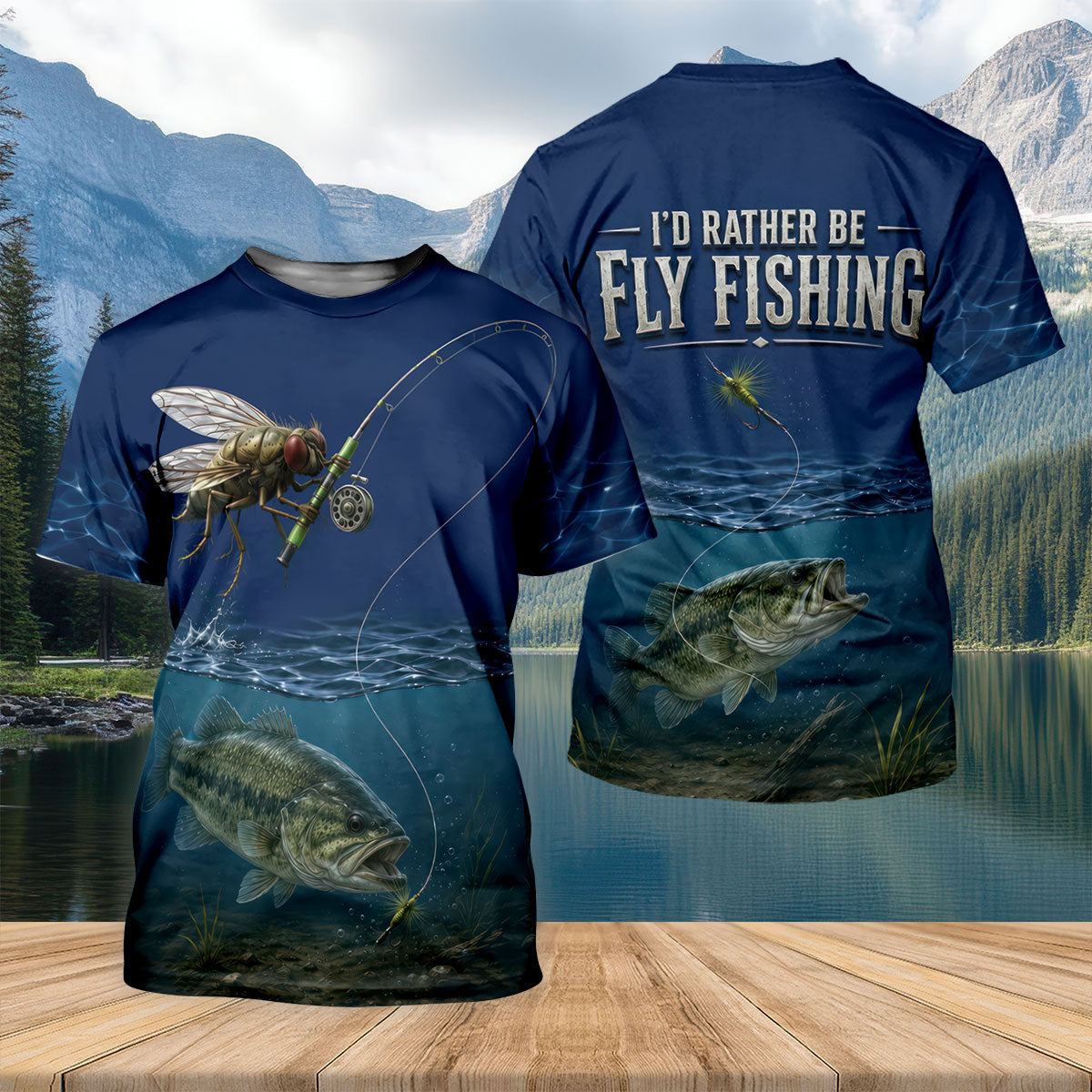 I'd Rather Be Fly Fishing UPF Shirt, Long Sleeve Fly Fishing Shirt, Womens Fishing Shirt