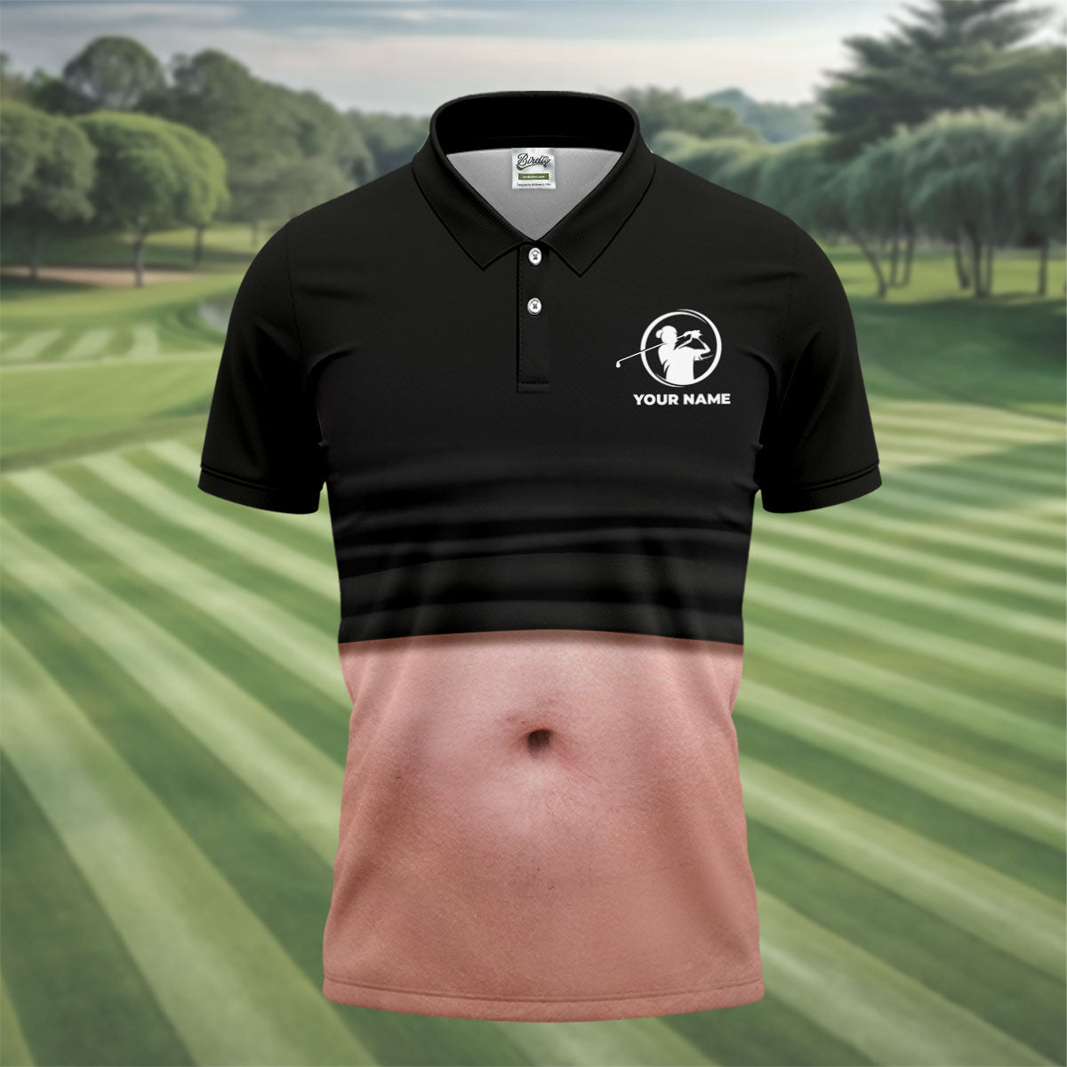 Men's Funny Golf Polo Shirt Custom Golf Shirt, Cool Golf Gift, Fun Golf Shirts For Men