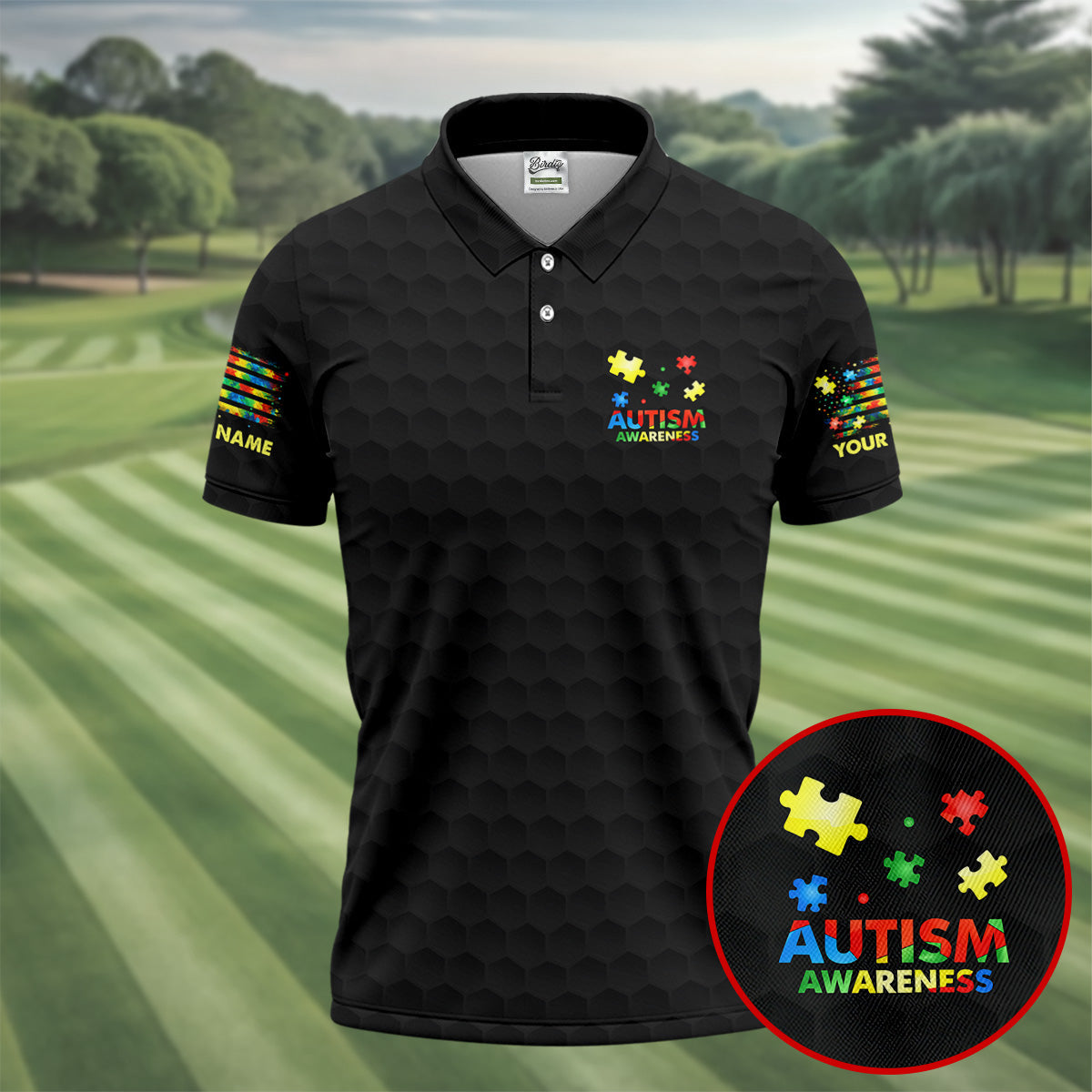 Autism Awareness Always Unique Totally Intelligent Sometimes Mysterious Golf Shirts For Men, Polo Shirts For Men