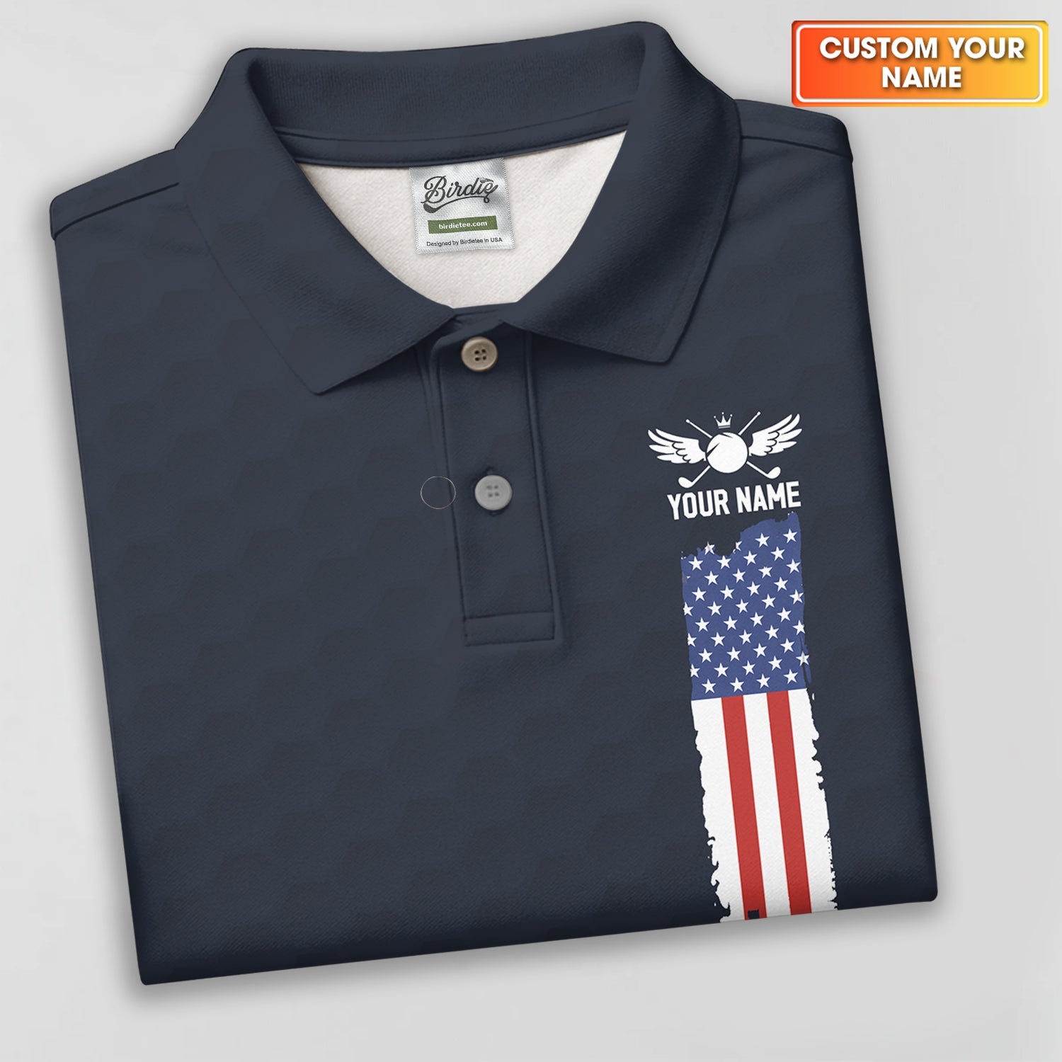 I Put It In Every Hole American Flag Patriot Red White Blue Golf Tops For Men, 250th Anniversary Golf Shirts For Men