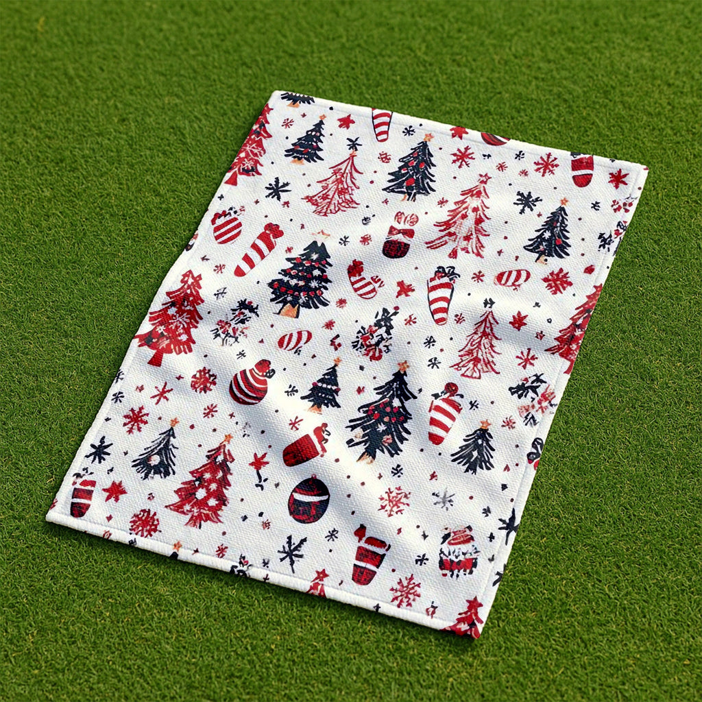 Candy Canes Christmas Golf Towels, Funny Golf Towels Christmas Golf Gift, Golfing Accessories