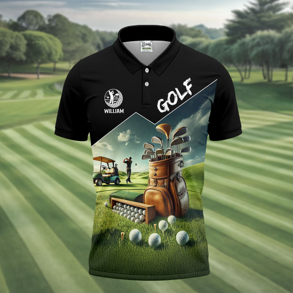 Golf Sinking Putts Banging Golf Tops For Men, Gifts For Golf Lovers, Polo Shirts For Men, Golfing Apparel