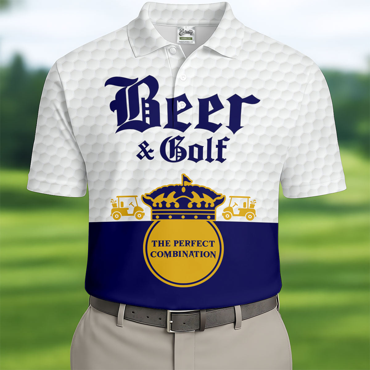 Beer And Golf The Perfect Combination Golf Tops For Men, Golf Shirts For Men, Polo Shirts For Men