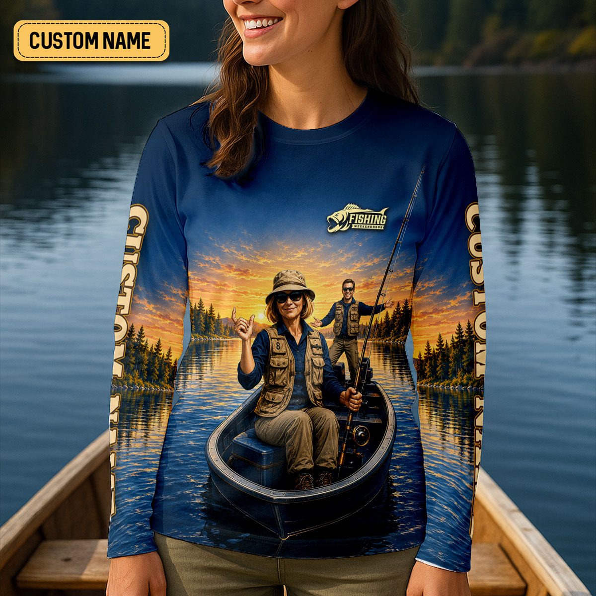 Real Women Never Lie About The Size UPF Shirt, Fishing Shirts For Women, Fishing Apparel