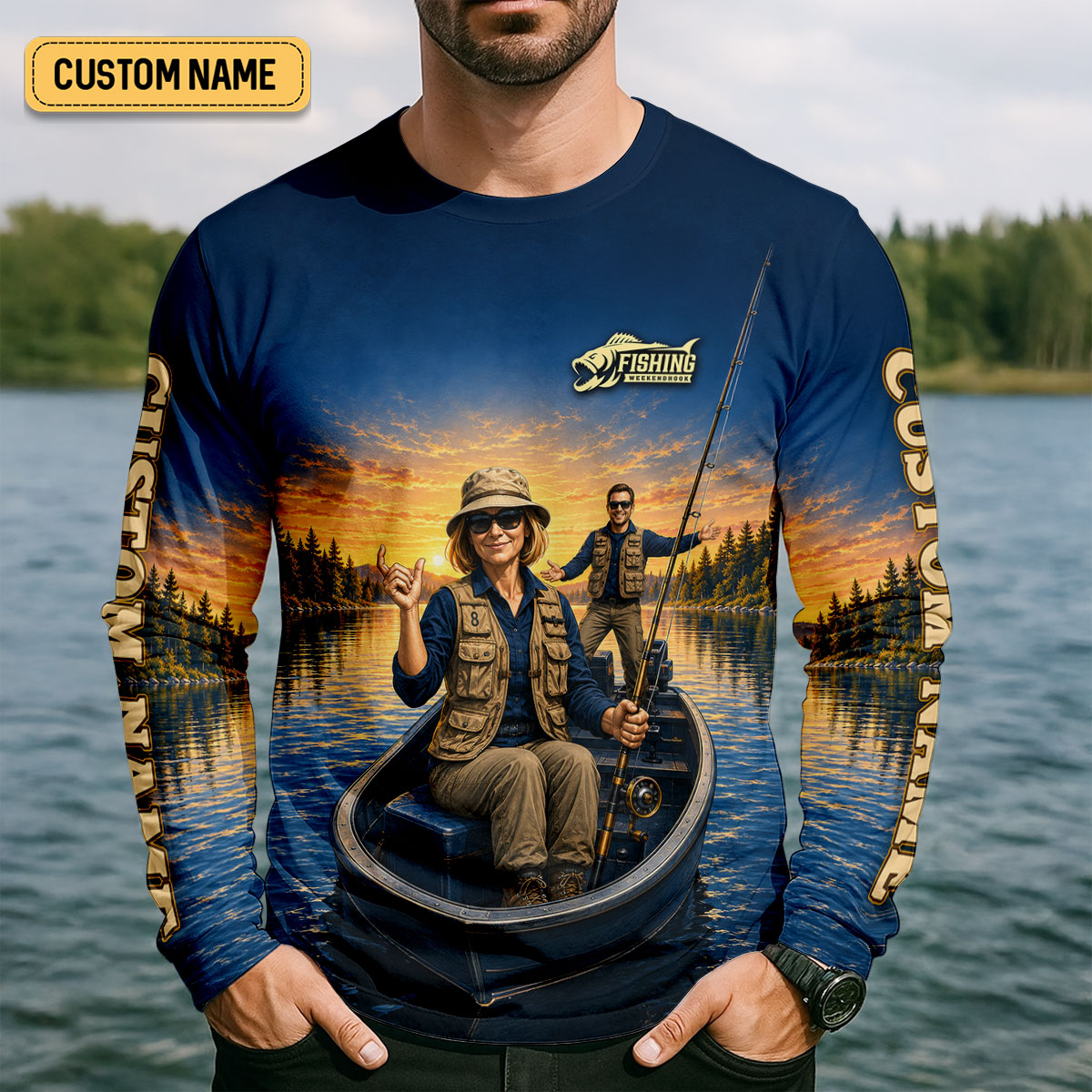 Real Women Never Lie About The Size UPF Shirt, Fishing Shirts For Men, Fishing Apparel