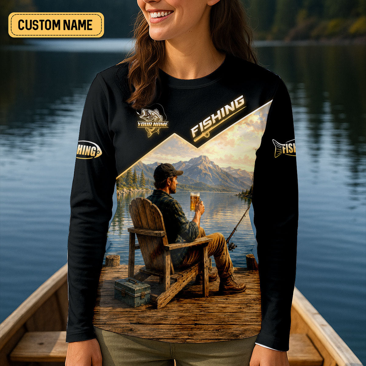 Weekend Forecast Fishing With A Chance Of Drinking UPF Shirt, Womens Fishing Shirt