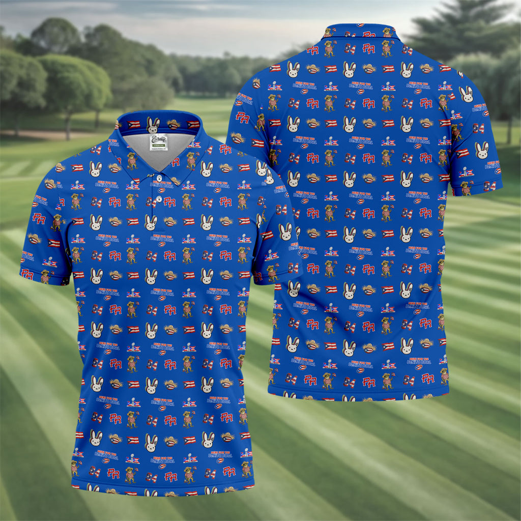 Here For The Benito Bowl Football Theme Blue Men Polo, American Football League Gift Ideas For Football Fans