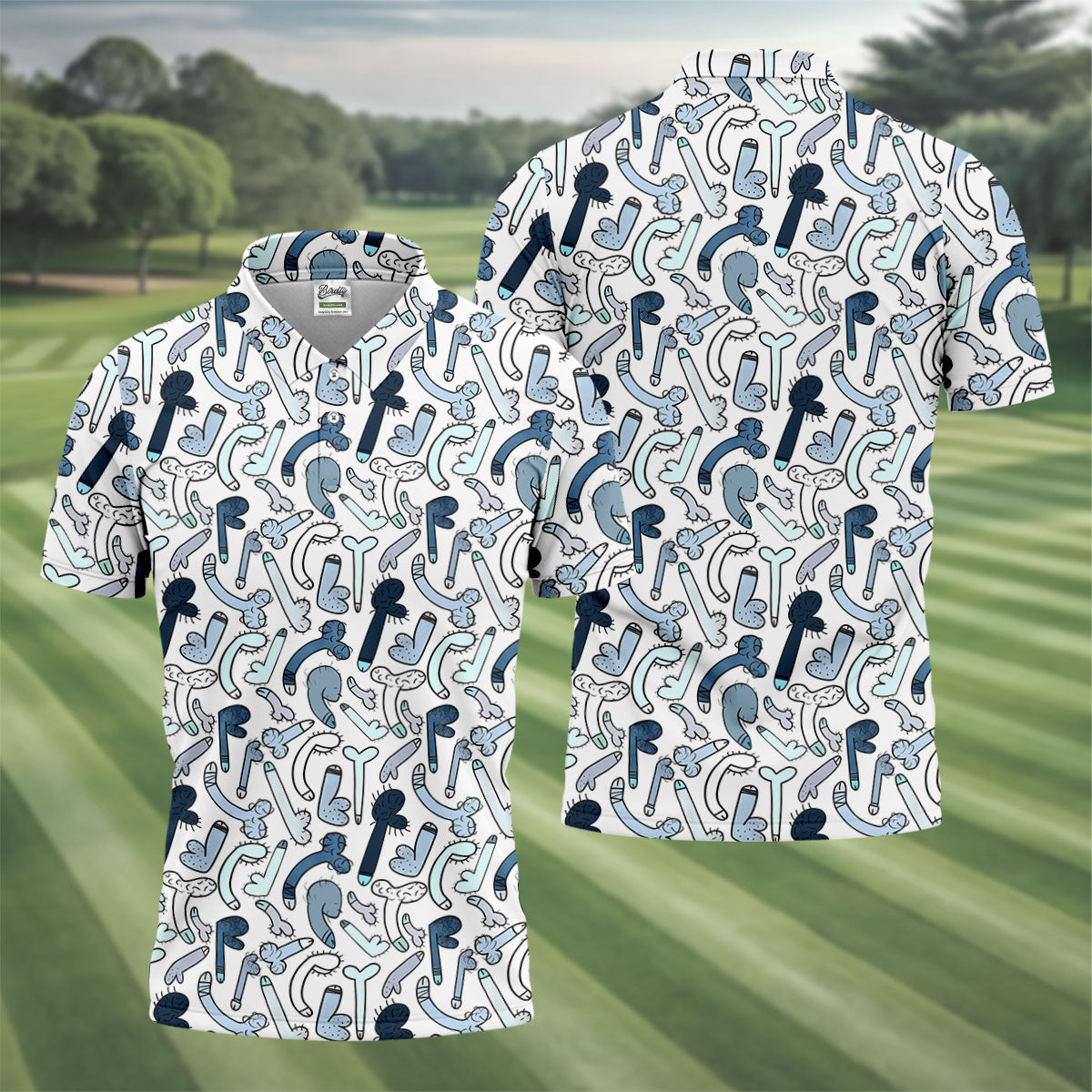 Adult Humor Hawaiian Golf Shirt, Dirty Funny Polo Shirts For Men, Golf Shirts For Men