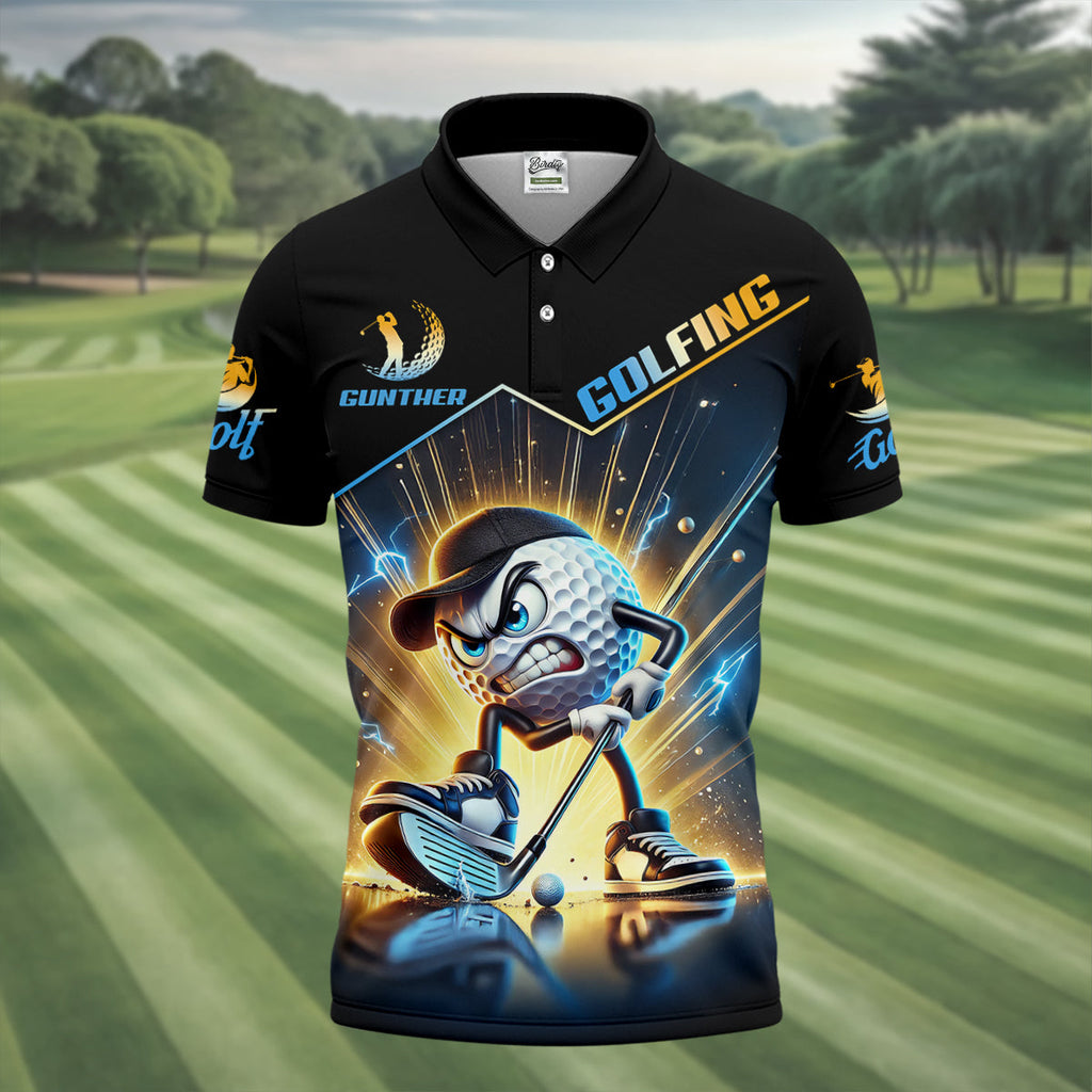 Sinking Putts Banging Sluts Fun Golf Shirt, Golf Tops For Men, Golf Shirts For Men, Golf Gift For Men