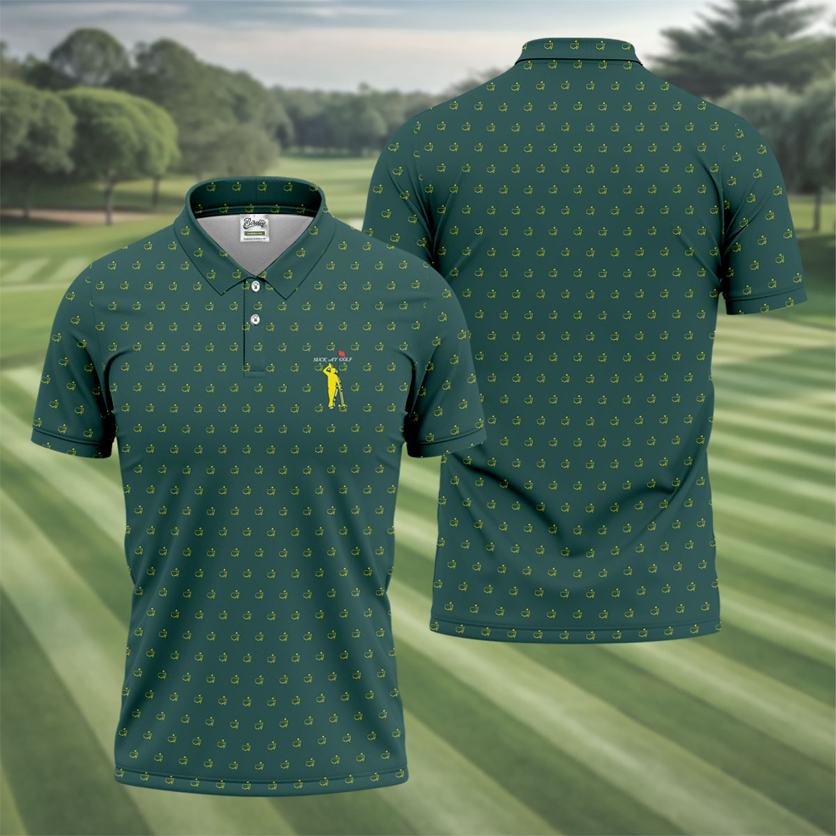 Suck At Golf Augusta Golf Tournament Golf Tops For Men, Men's Golf Shirt, Golf Gift For Men