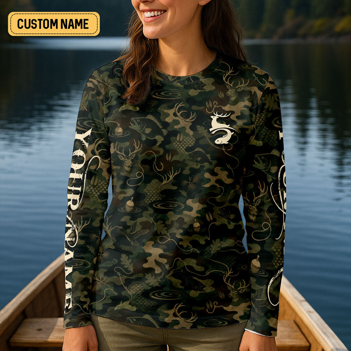 Hunting And Fishing What Else Is There UPF Shirt, Performance Fishing Shirt, Womens Fishing Shirts