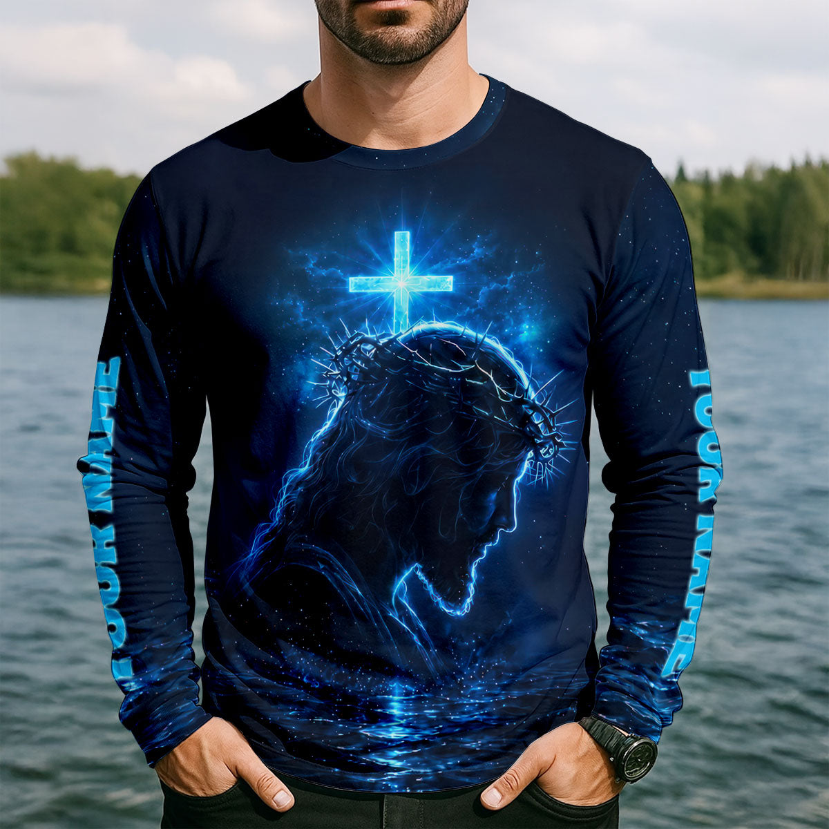All I Need Today Is Fishing And Jesus UPF Shirt, Fishing Shirts, Mens Fishing Apparel