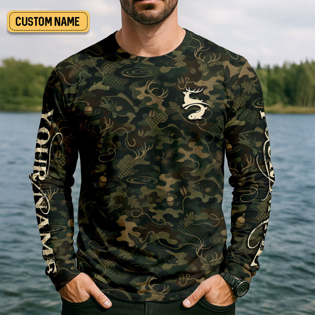 Hunting And Fishing What Else Is There UPF Shirt, Long Sleeve Fishing Shirt, Mens Fishing Shirts