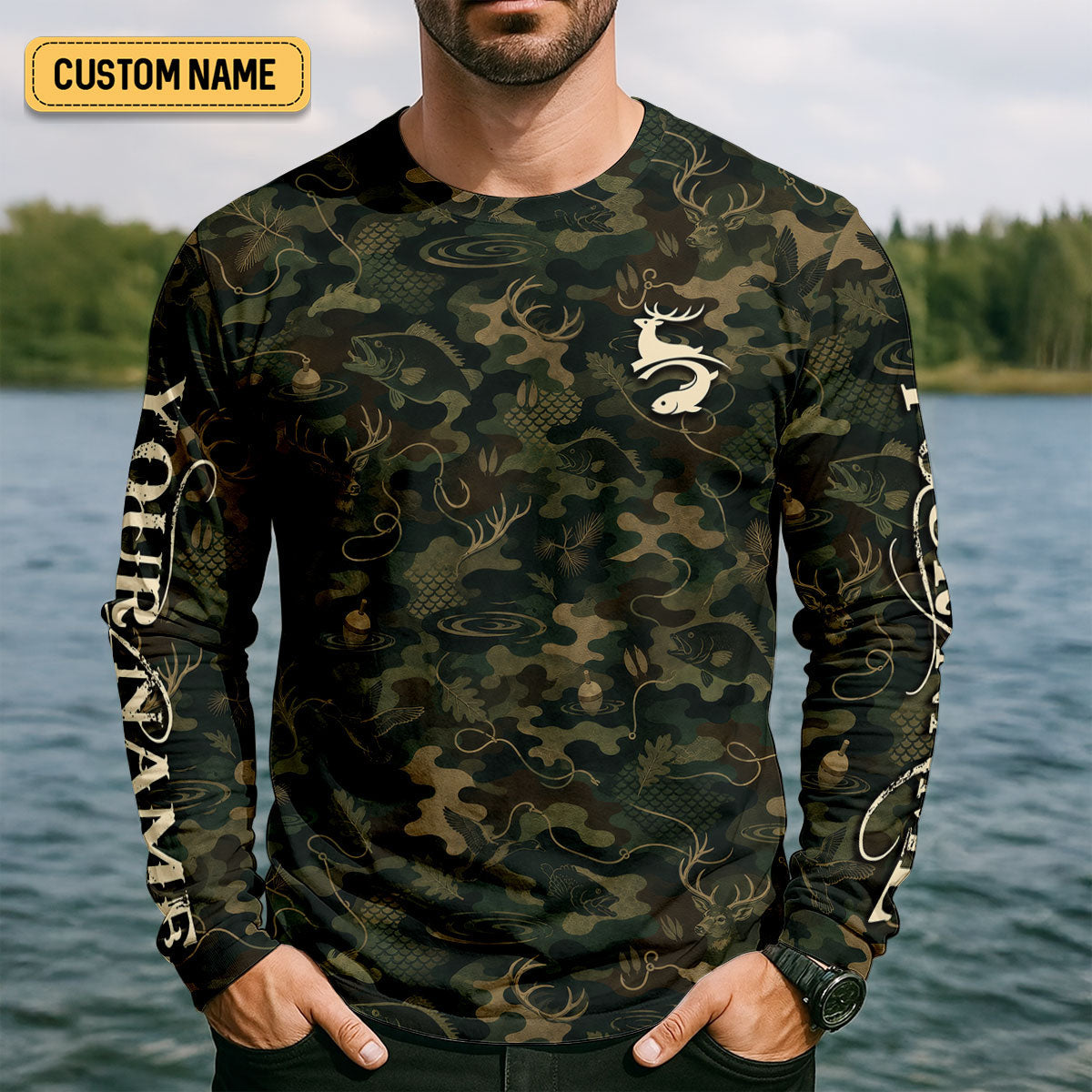 Hunting And Fishing What Else Is There UPF Shirt, Long Sleeve Fishing Shirt, Mens Fishing Shirts