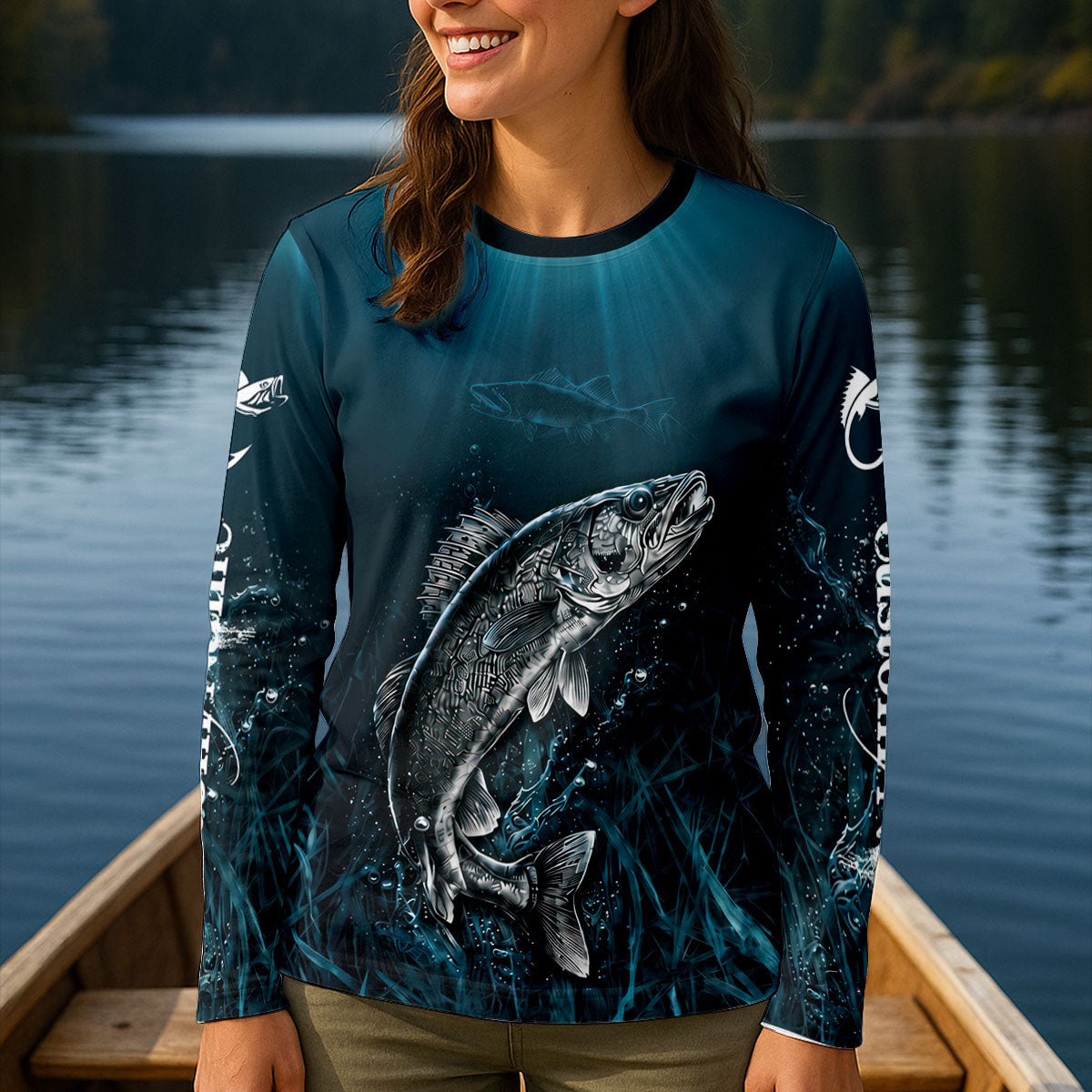 Walleye Fishing Saved Me Now I'm A Hooker UPF Shirt, Womens Fishing Shirt, Fishing Shirts