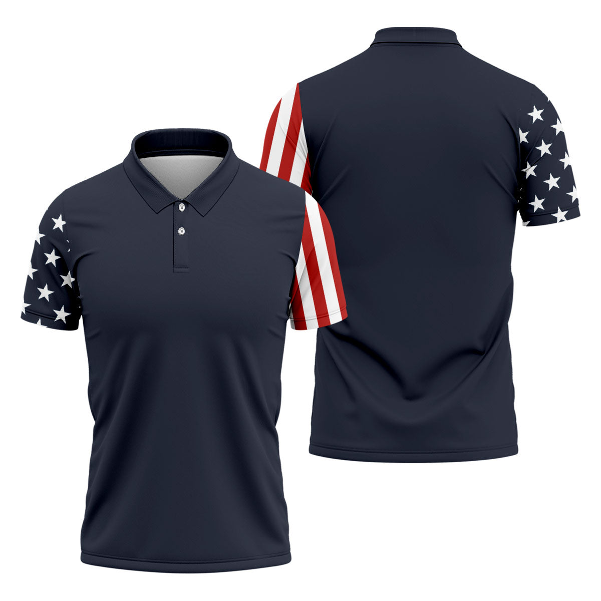 American Flag Golf Polo ShirtMens Golf Gift, Patriotic Golf Shirt, America 250 Anniversary Golf Polo