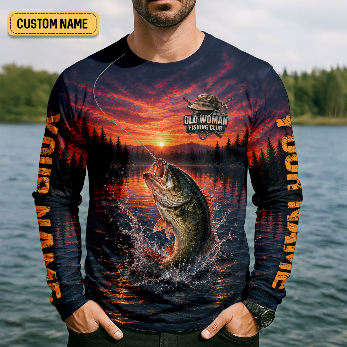 Move Over Boys Old Woman Shows How To Fish UPF Shirt, Fishing Shirts For Men