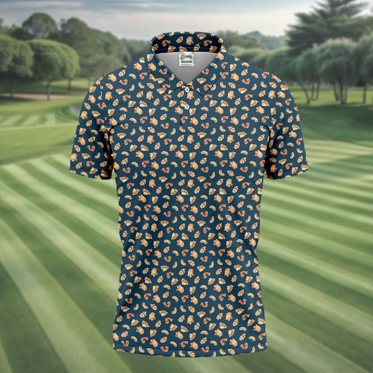 Dirty Funny Breakfast Golf Tops For Men, Valentine Golf Gift, Polo Shirts For Men, Golf Gift For Men
