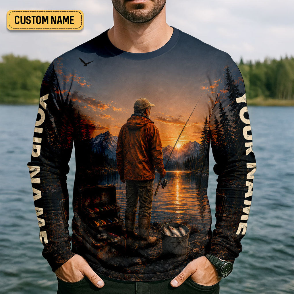 You Don't Stop Fishing When You Get Old UPF Shirt, Mens Fishing Shirt, Fishing Shirts