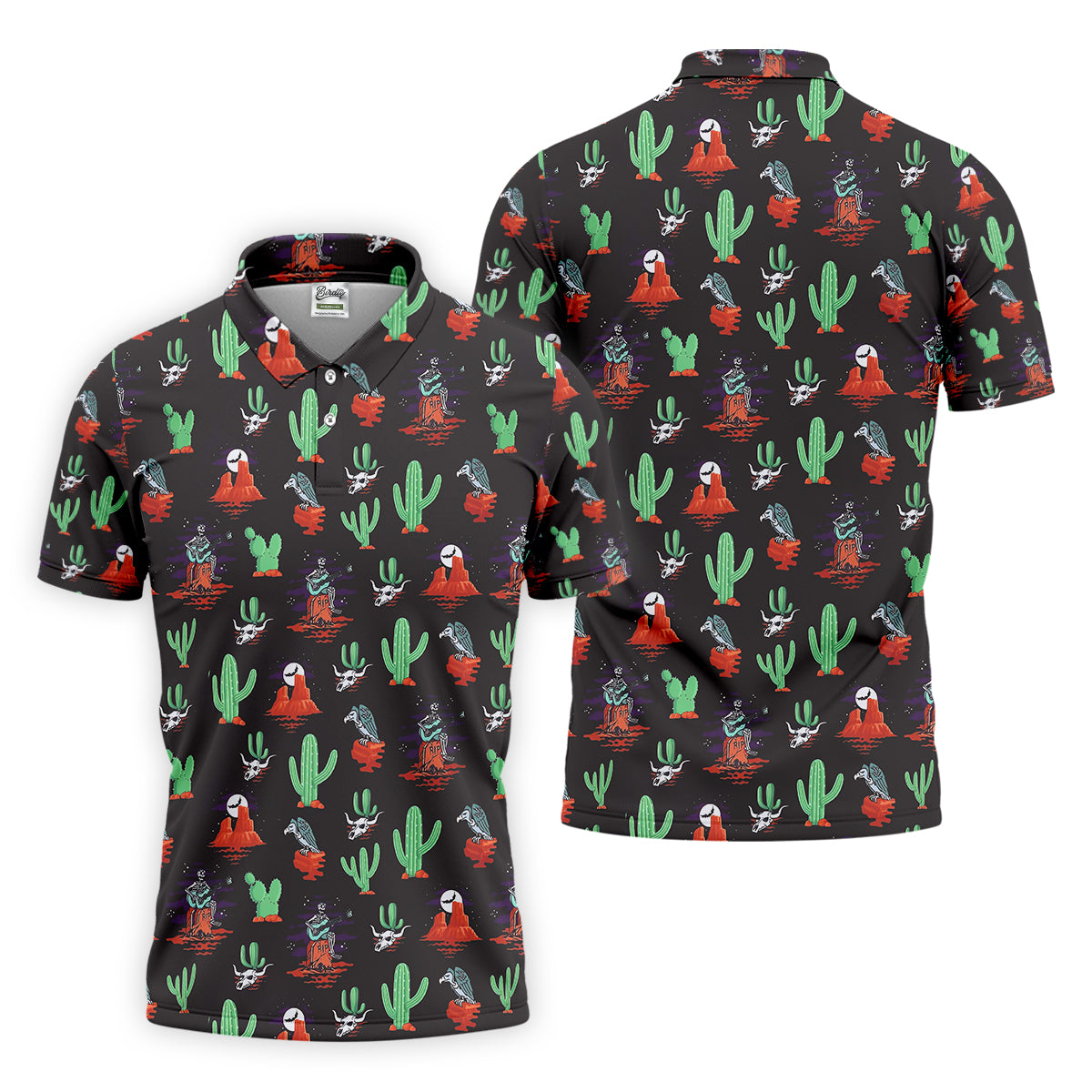 Funny Golf Polo Shirt For Men, Skull Golf Shirt, Dad Golf Gift