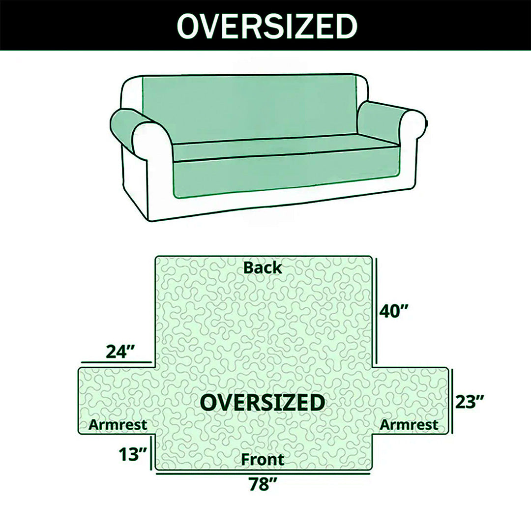 Starry Bulldog Quilted Sofa Cover Fall Halloween Decor For Sofa Couch