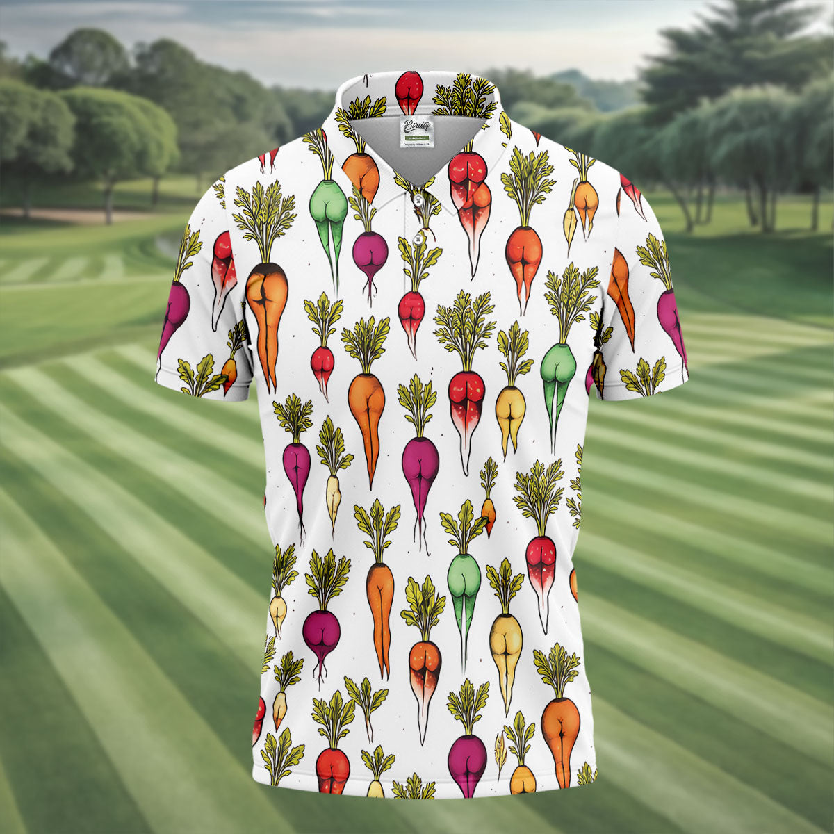 Dirty Funny Vegetable Adult Humor Golf Tops For Men, Golf Shirts For Men, Polo Shirts For Men